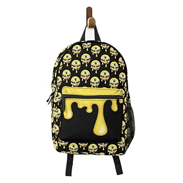 TeexCorp Drippy Round Cyclops Backpack, Back To School Backpack With